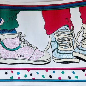 4 Rolls of Running Shoe Wallpaper Border